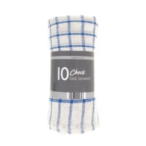 Pack of 10 Check Tea Towels Pack of 10 Check Tea Towels