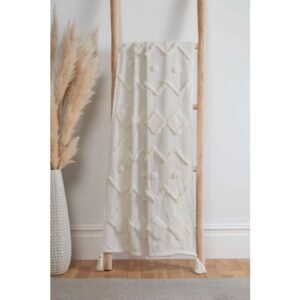 Tufted Throw - Cream Tufted Throw - Cream