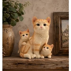 Cat Family Figurine Cat Family Figurine