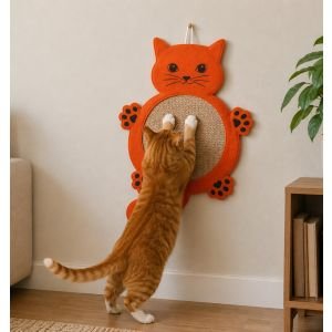 Hanging Cat Shaped Scratch Mat Hanging Cat Shaped Scratch Mat