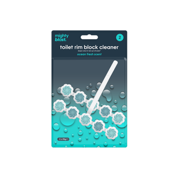 Toilet Rim Block Cleaner - Ocean Fresh Toilet Rim Block Cleaner - Ocean Fresh