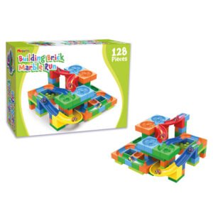 128-Piece Brick Marble Run 128-Piece Brick Marble Run