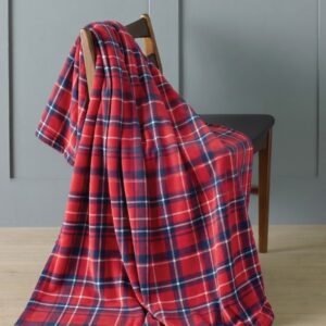 Red Tartan Fleece Blanket
