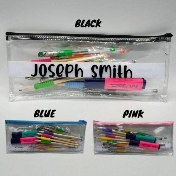 Jumbo Pencil Case - Blue