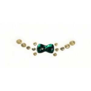 Nail Art - Green Bow Nail Art - Green Bow