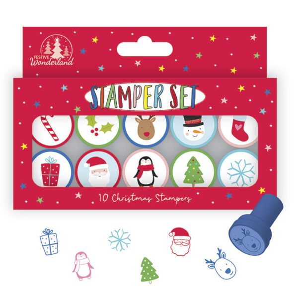 Pack of 10 Christmas Stampers Pack of 10 Christmas Stampers