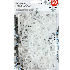 50 External Christmas Light Hooks 50 External Christmas Light Hooks