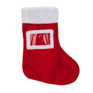 Plush Photo Christmas Stocking Plush Photo Christmas Stocking