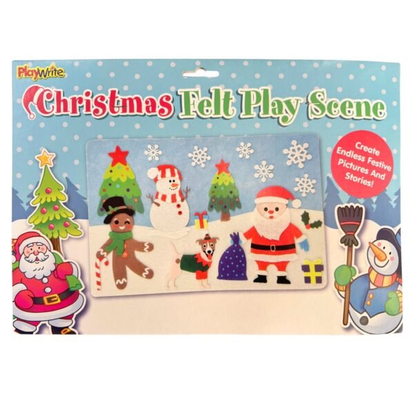 30-Piece Felt Christmas Play Scene