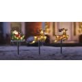 Santa Sleigh Stake Lights
