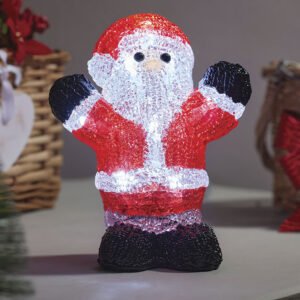 Inlit Ice Santa Decoration Inlit Ice Santa Decoration