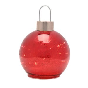 Red LED Christmas Bauble Ornament Red LED Christmas Bauble Ornament