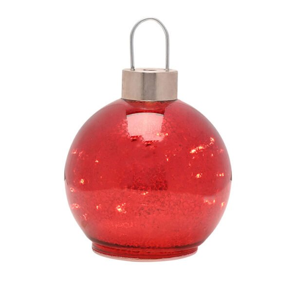 Red LED Christmas Bauble Ornament