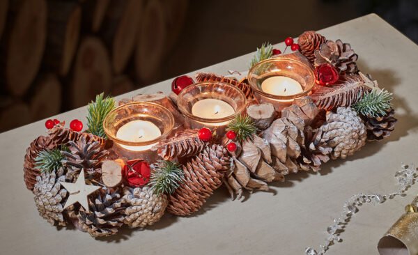 Trio Candle Holder – Frost