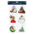Christmas Window Plaques 6 Pack Christmas Window Plaques 6 Pack