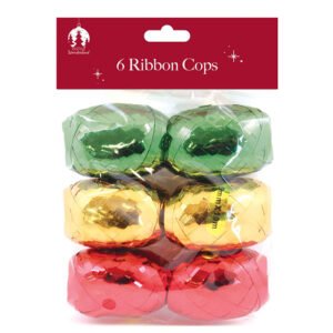 Christmas Ribbon Cops 6 Pack Christmas Ribbon Cops 6 Pack