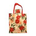 Foldable Christmas Botanicals Shopping Bag
