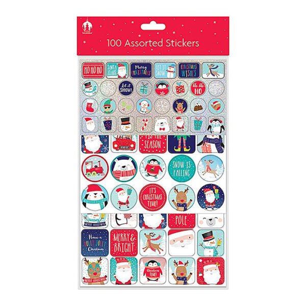 Christmas Stickers Pack of 100