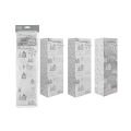 Christmas Bottle Bags – Silver Houses, 3 Pack