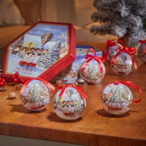 Set of 7 Christmas Baubles – Carollers
