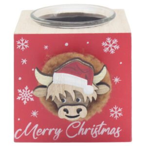 Pom Pom Tealight Holder – Cow Pom Pom Tealight Holder – Cow