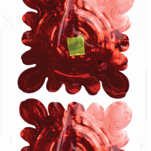 Red Foil Christmas Garland – 2 Pack