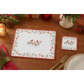 Red Robin Placemat and Coaster Set Red Robin Placemat and Coaster Set