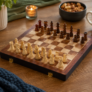 Foldable Wooden Chess Set Foldable Wooden Chess Set