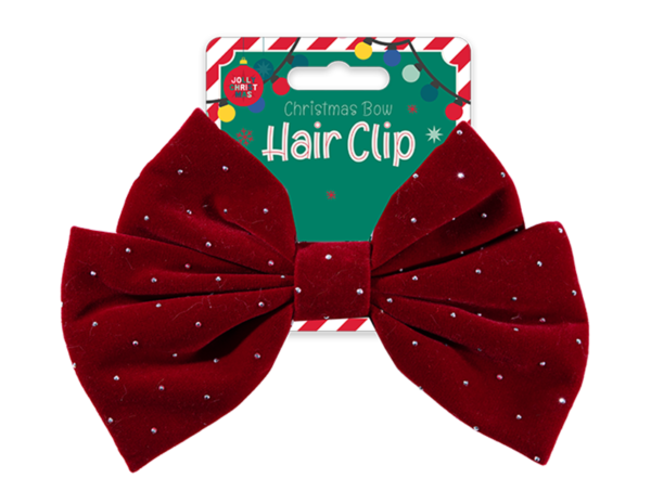 Studded Bow Hair Clip Studded Bow Hair Clip