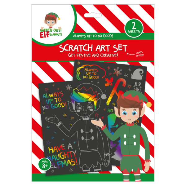 Elf Scratch Art Set