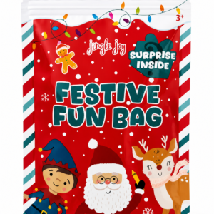 Christmas Colouring Activity Bag with Crayons